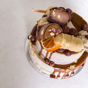 Two Tier Statement Cake